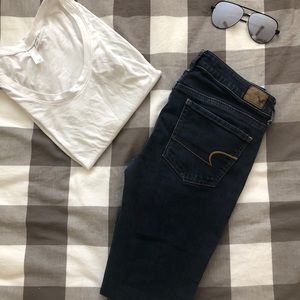 American Eagle Jeggings Blue Jeans